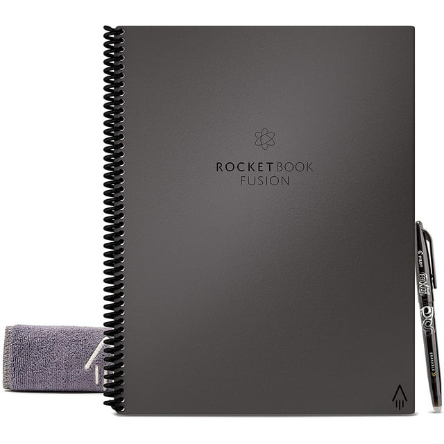 Rocketbook EVRFLKCIG Fusion Smart Reusable Notebook with Pen and