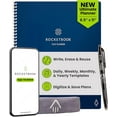 thumbnail image 1 of Rocketbook Reusable Flex Planner - Daily, Weekly, Monthly, Annual Letter Size Navy Blue, 1 of 9