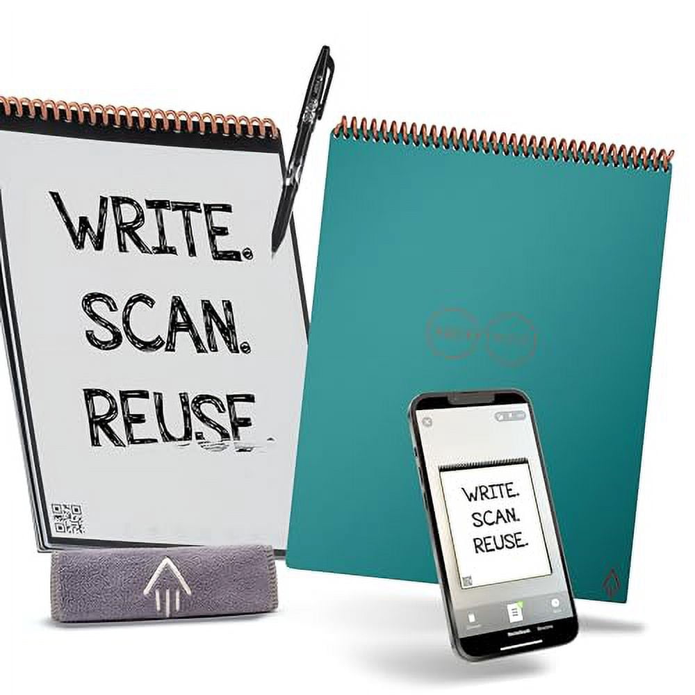 Rocketbook Flip Reusable Smart Notepad | Eco-Friendly, Digitally ...