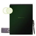 thumbnail image 1 of "Rocketbook Flip Smart Reusable and Sustainable Smart Sprial Notepad - Green - Letter Size Eco-Friendly Notepad (8.5"" x 11"") - 32 Dot-Grid and Lined Pages - 1 Pen and Microfiber Cloth Included", 1 of 8