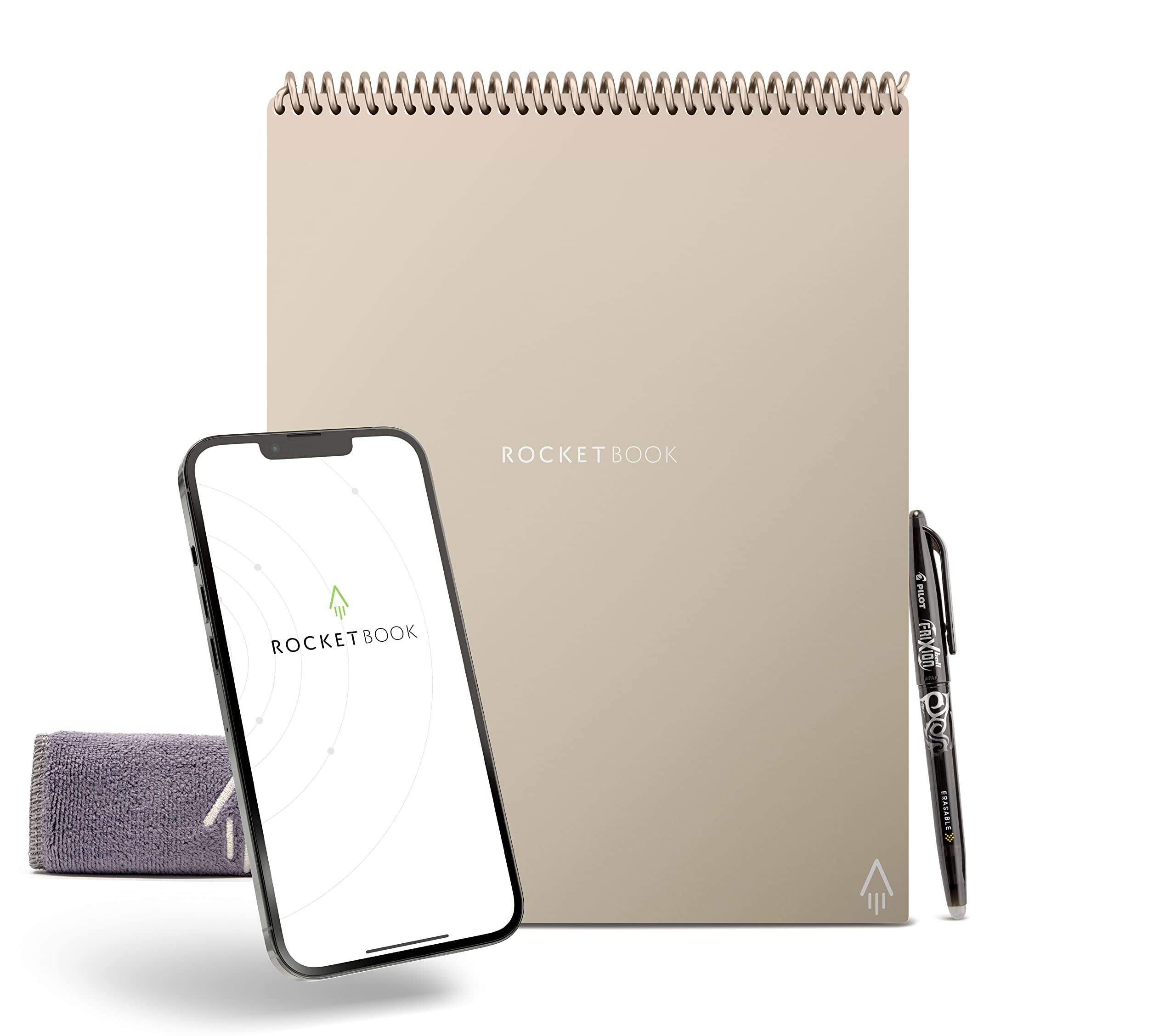 Rocketbook Flip with 1 Pilot Frixion Pen & 1 Microfiber Cloth