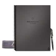 Rocketbook Fusion Smart Reusable Notebook, 8-1/2" x 11", 7 Subjects, 21 Sheets, Gray