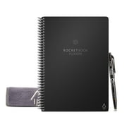 Rocketbook Fusion Smart Reusable Notebook - Black, 6" x 8.8", Planner