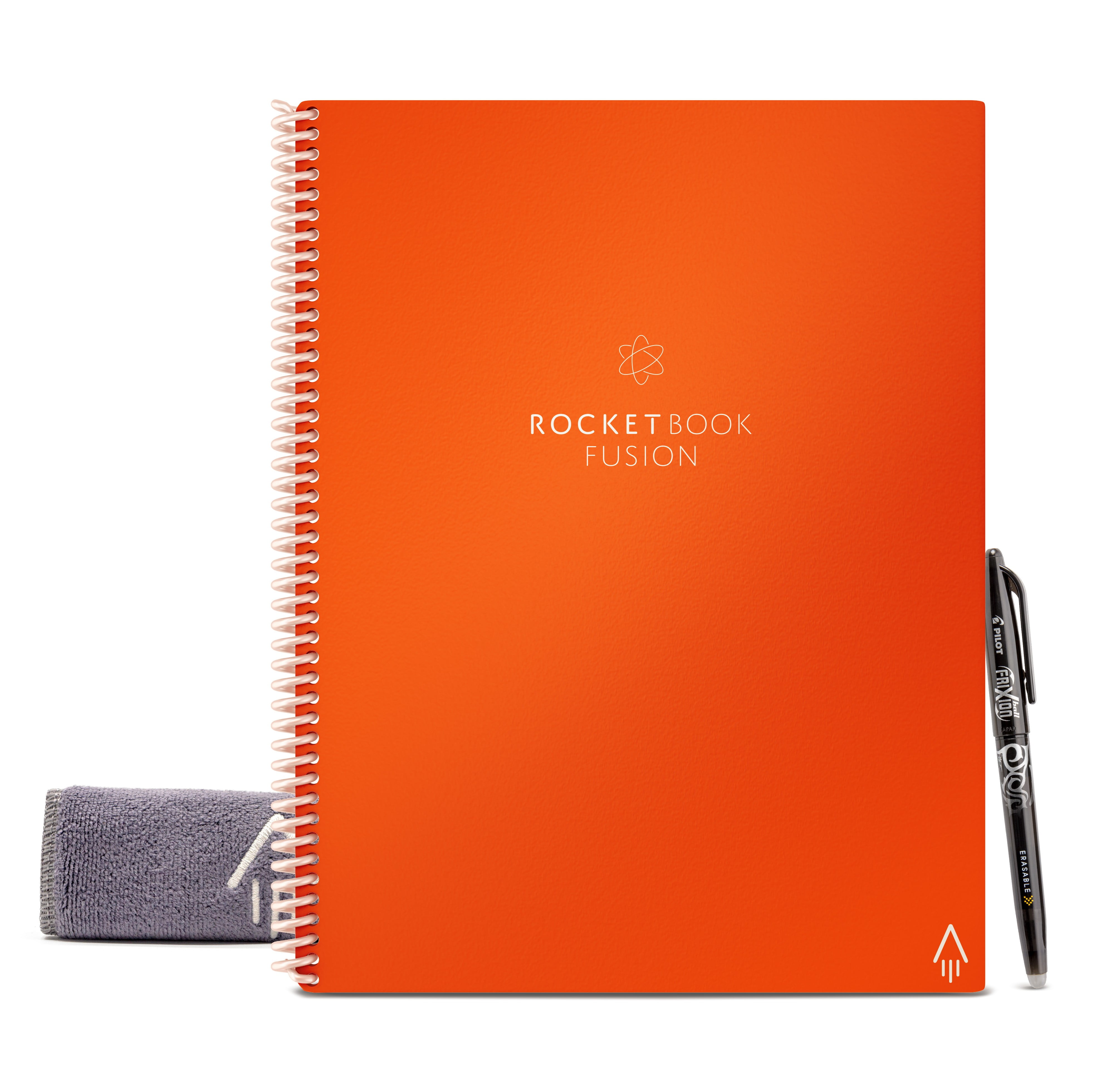 Rocketbook Fusion Smart Notebook Black Cover 8.8 x 6 21 Sheets EVRFERCAFR