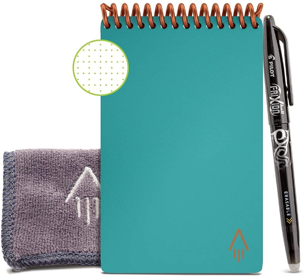 Rocketbook Mini Spiral Writing Pad, Dot Grid 3.5x5.51, 24 Sheets