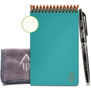Rocketbook Mini Digital Reusable Spiral Notepad, Maroon 3.5 x 5.5, 48 Dot-Grid Pages