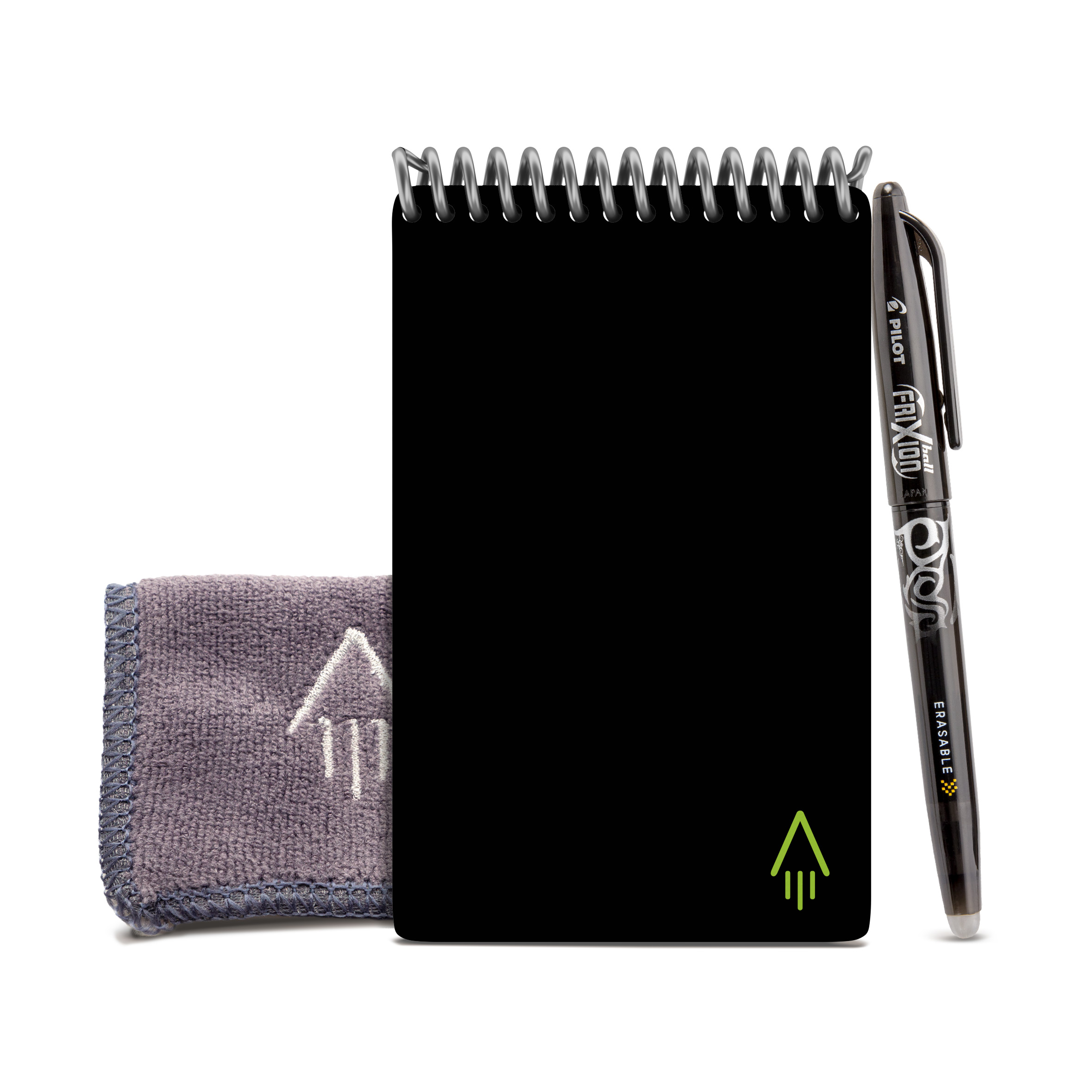 Rocketbook Mini Smart Writing Pad, Dot-Grid, 48 Pages, 3.5" x 5.5", Black - image 1 of 9