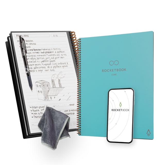 Smartnotebook Install Rocketbook Core Reusable Smart Notebook, Letter 8.5