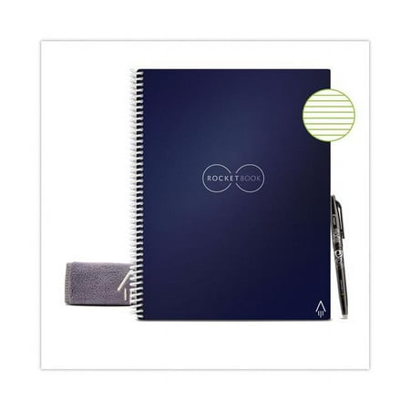 Rocketbook RKBEVR2LRCCDF Core Smart Dotted Rule Notebook, Blue - 8.5 x 11 in.