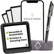Rocketbook Reusable Sticky Notes Erasable Memo Pads Reminders, Starter Pack