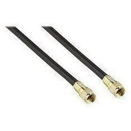 Rocketfish™ - 6' Indoor/Outdoor RG6 Coaxial Cable - Black