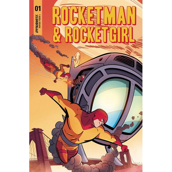 Rocketman & Rocketgirl One Shot Cvr B Edgar () Dynamite Comic Book 2023