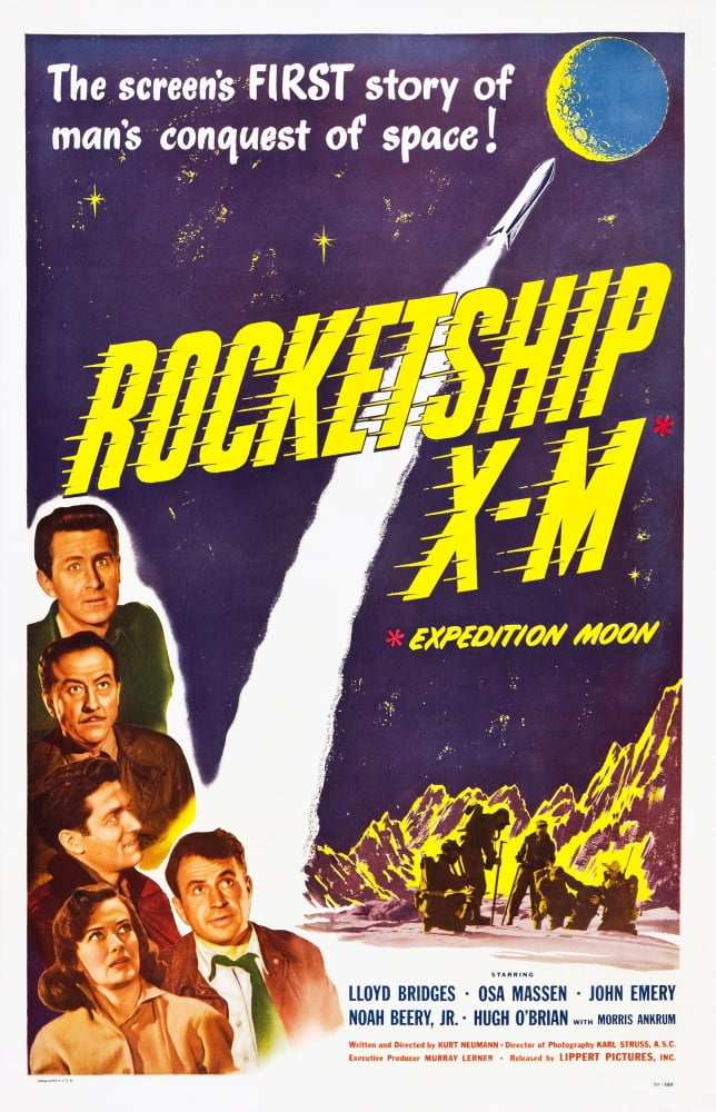 Rocketship X-M Canvas Art - (24 x 36)