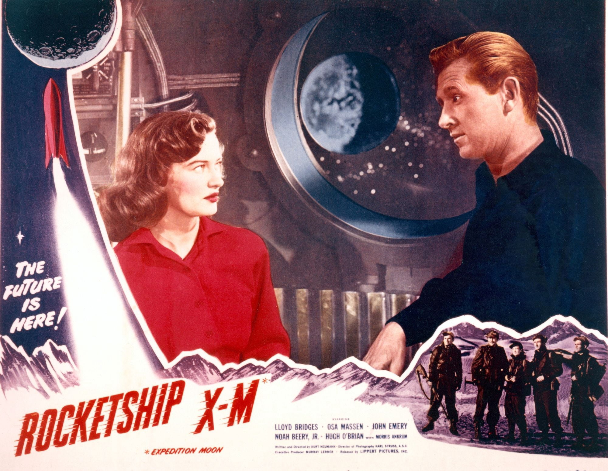 Rocketship X-M Canvas Art -  (28 x 22)