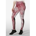 thumbnail image 1 of Rocketsports-1 Women's Mesh Leggings with Pockets - Stylish and Comfortable Moisture Wicking Leggings - Red - Medium, 1 of 6