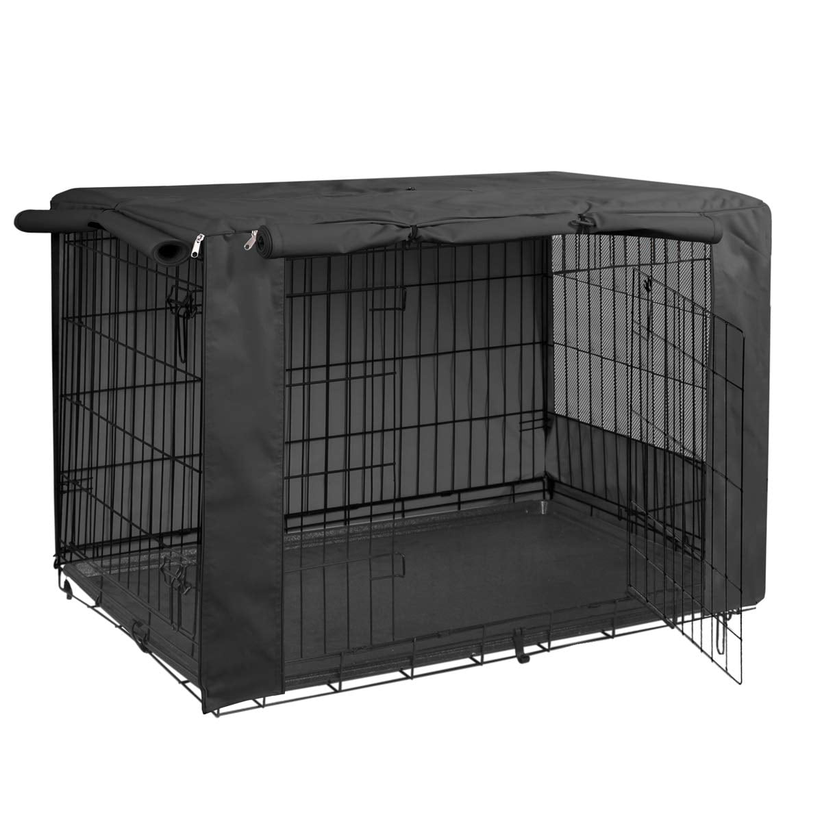 Rockever Polyester Dog Crate Cover Durable Windproof Pet Kennel Cover