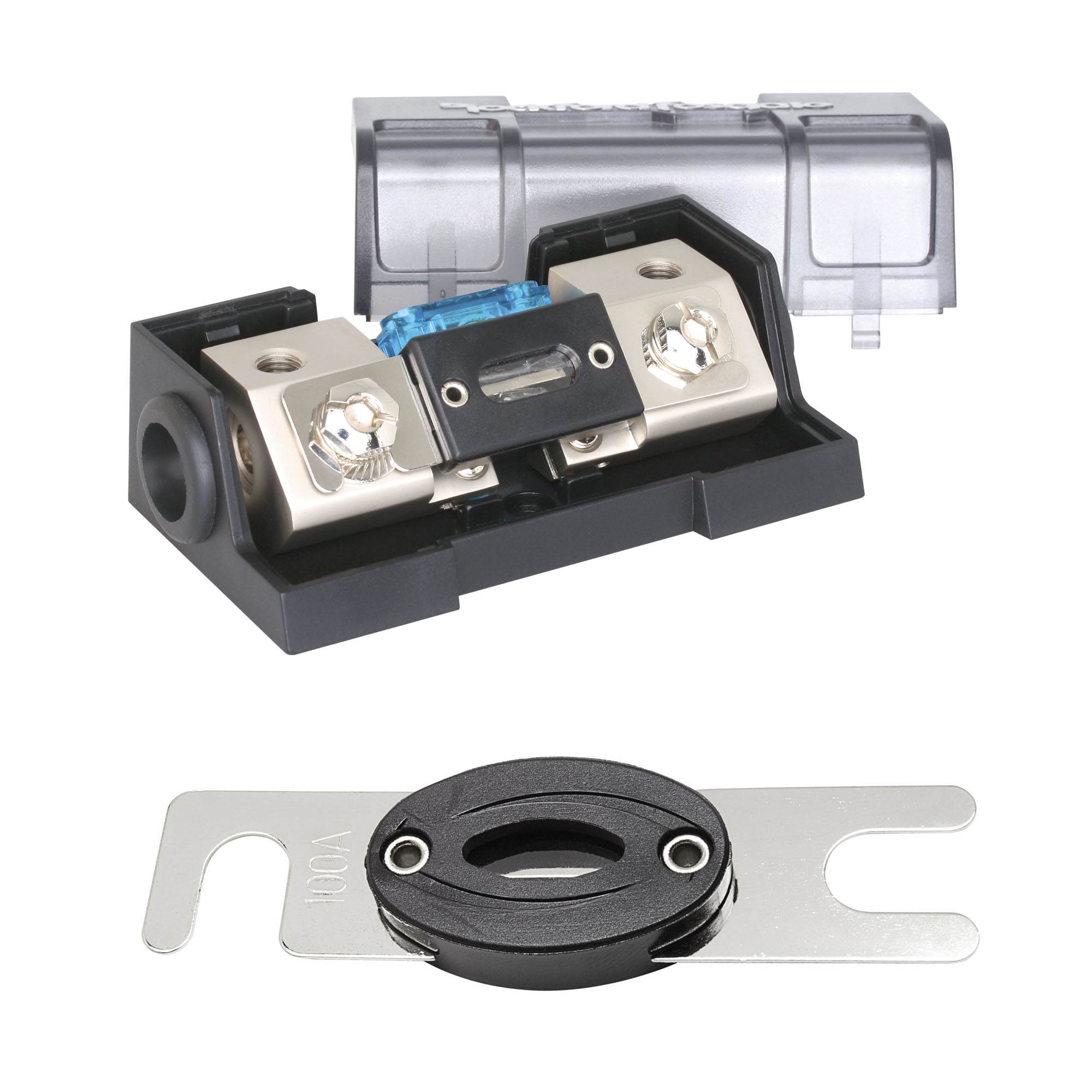 Rockford ANL Fuseholder with a 2 pack of 200 amp ANL fuses