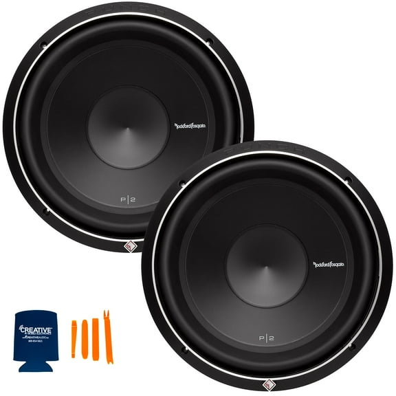 Rockford Fosgate 12" Subwoofers - DVC, 400W Rms, 800W Peak