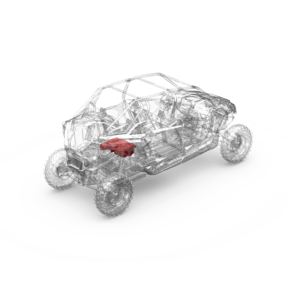 Rockford Fosgate RZR19PXP-RSS Rear Subwoofer for Select RZR XP Pro - Compatible