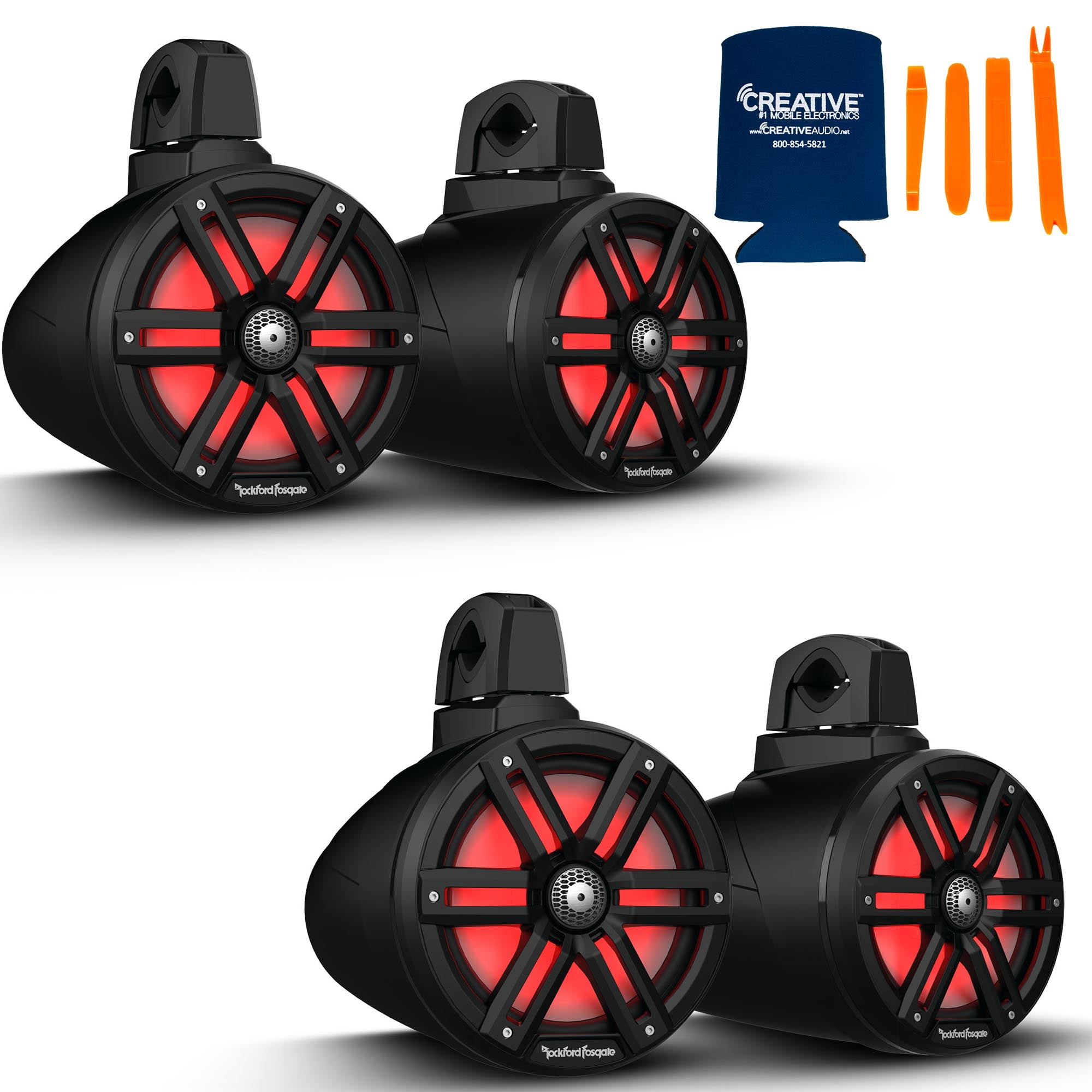 Rockford fosgate wake tower deals speakers