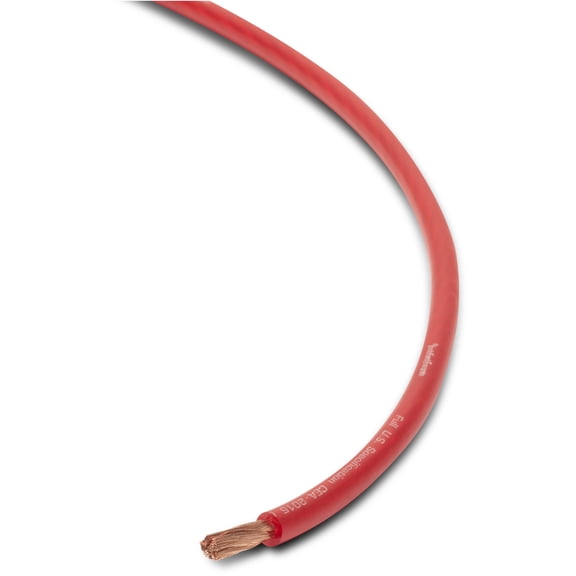Rockford Fosgate RFW8R 250 Foot Spool 8 AWG Frosted Red Wire