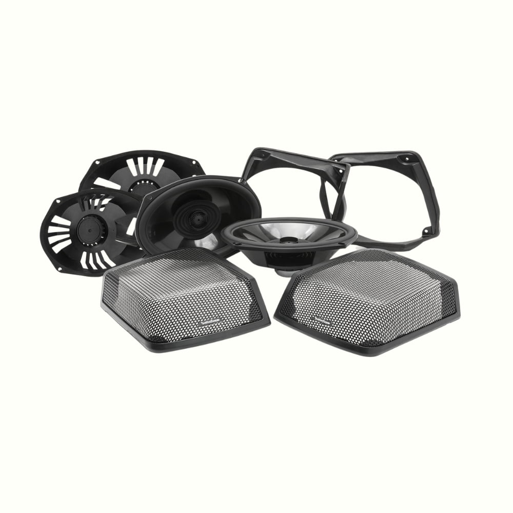 Rockford Fosgate HD9813RK-STAGE2 Two Speakers & Amplifier Kit for Select 1998-2013 Road King Motorcycles