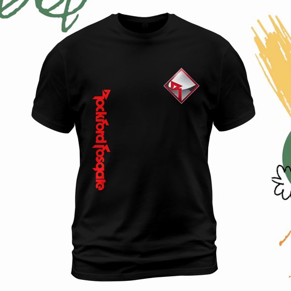 Rockford Fosgate Logo T-Shirt Size S-5XL Made in USA