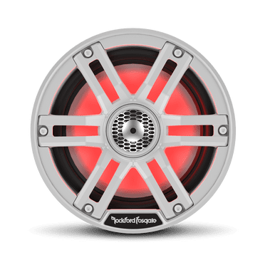 Rockford Fosgate M1-65B 6.5" Marine Coaxial Speakers – 600W RGB LED, 150W RMS
