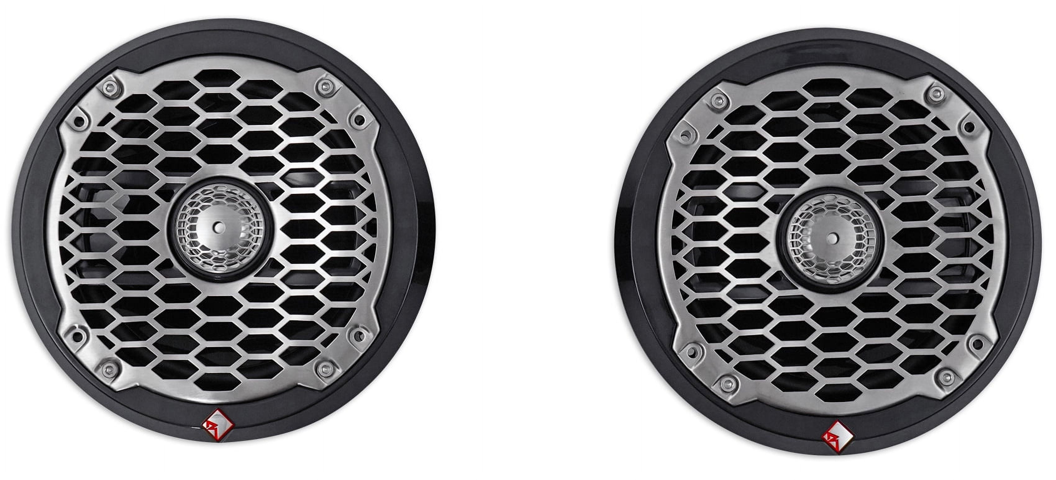 Rockford Fosgate M2-65B Rockford Fosgate M2 6.5in. Color Optix Marine 2-Way Speakers (Pair) - Black