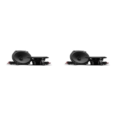 Rockford Fosgate P2V2-68HO 6x8” 2-Way 2 Ohm Convertible Car Speakers – 2-Pair Set, 75W RMS / 150W Peak, Internal & External Crossovers