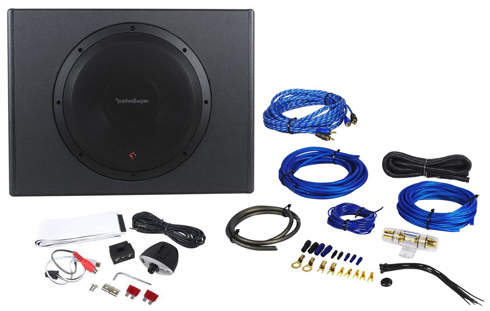 Rockford Fosgate P300-12 12" 300w Sealed Powered Subwoofer/Sub Enclosure+Amp Kit