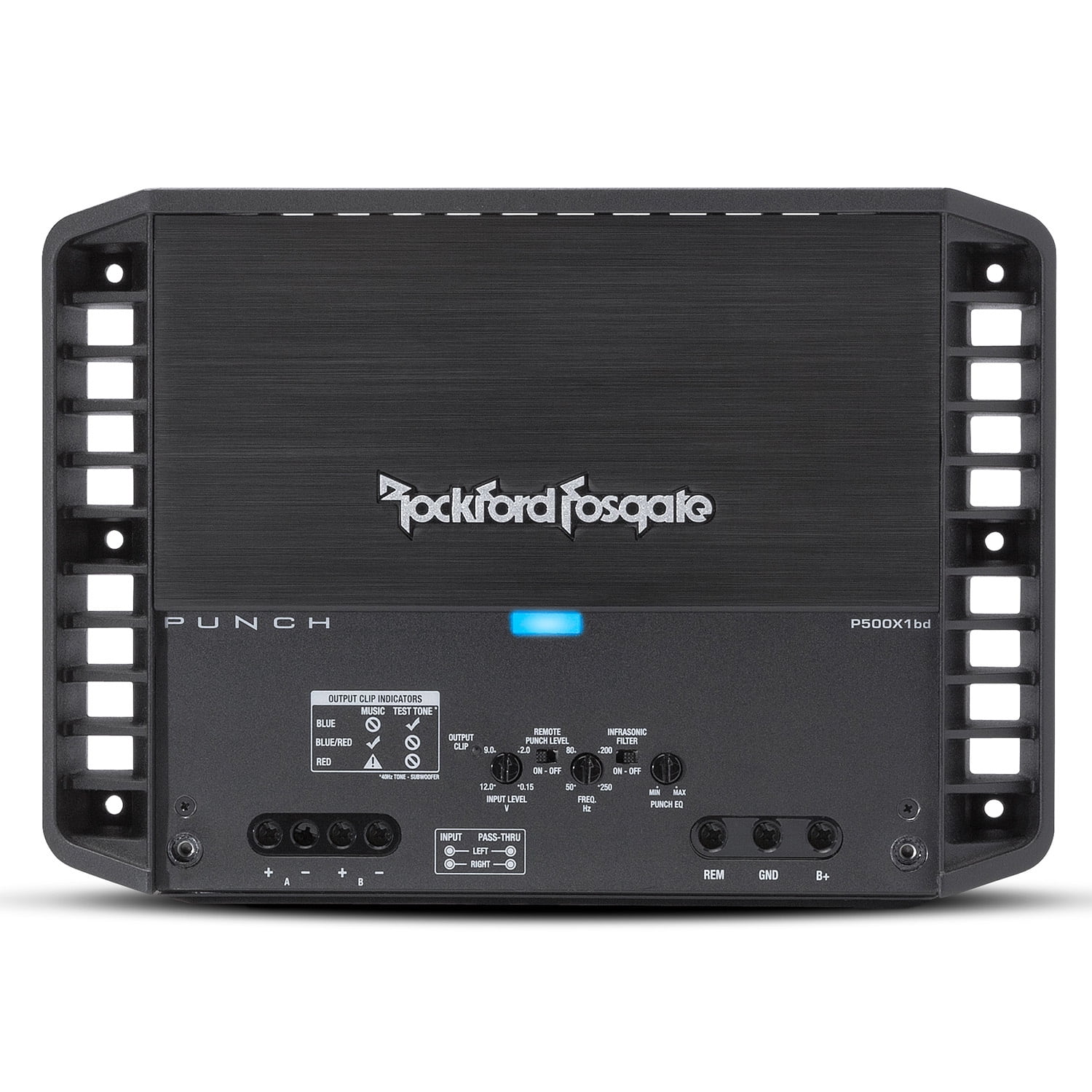 Rockford Fosgate P500X1BD Punch 500 Watt Classbd Mono Amplifier