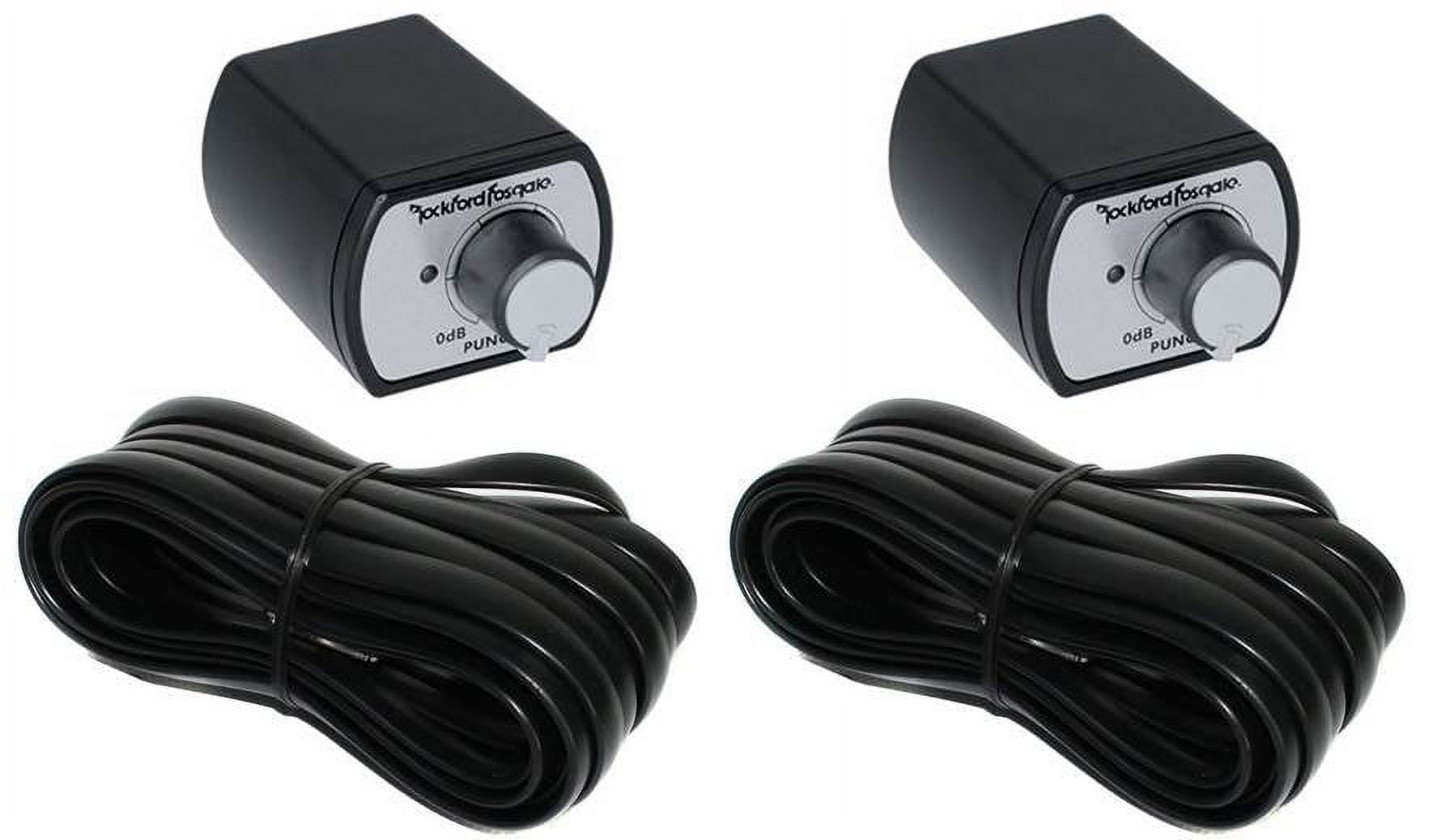 Rockford Fosgate PEQ Wired Remote Bass and Treble Knob EQ for Punch