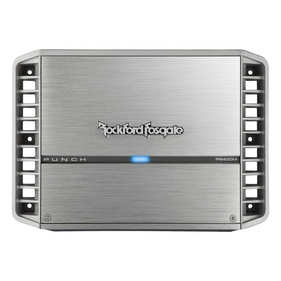 Rockford Fosgate PM400X4 Punch Marine Amp, 400 Watt 4 Channel