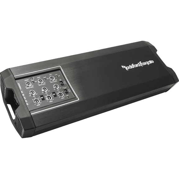 Rockford Fosgate Power T1000x5ad Compact 5-channel car amplifier 100 watts RMS x 4 at 2 to 4 ohms + 600 watts RMS x 1 at 1 to 2 ohms