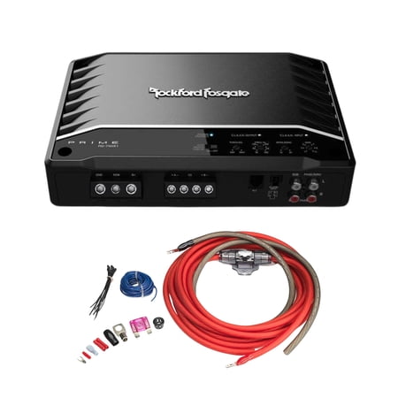 Rockford Fosgate Prime 750W 1 Ohm Class D Monoblock Amplifier + Install Kit