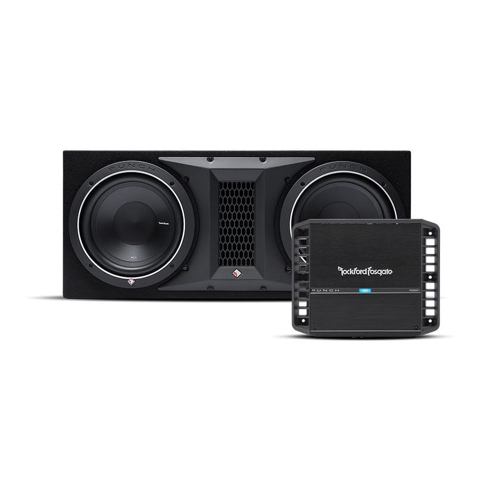 Rockford Fosgate Punch P300X1 & P12X10Mono subwoofer Amplifier with