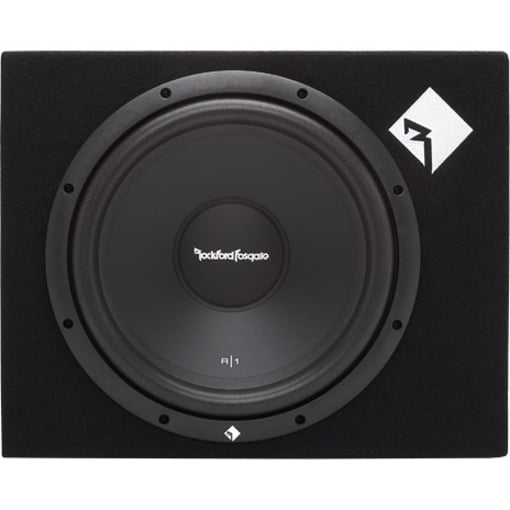 Rockford Fosgate R1 1X12 12" 400 Watt Loaded Car Subwoofer Enclosure