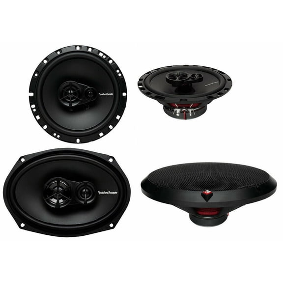 Rockford Fosgate R165X3 6.5" 3 Way & R169X3 6x9" 260W 3 Way Car Speakers