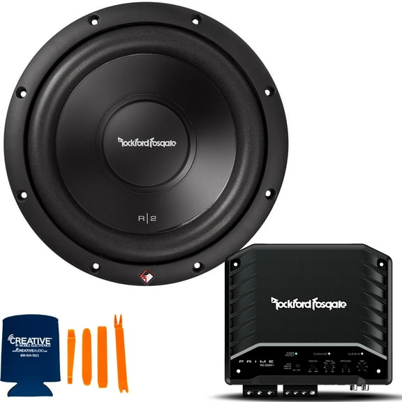 Rockford Fosgate - R2D4-10 10" Subwoofer - DVC (dual 4-Ohm), and R2-250X1 Mono Amplifier- 150x1 @ 4-Ohm, 250x1 @ 2-Ohm