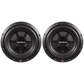 Rockford Fosgate R2SD4-12 12" 1000W 4-Ohm Shallow/Slim Car Subwoofer Sub Pair with Mica-Injected Polypropylene Cone and Integrated PVC Trim Ring