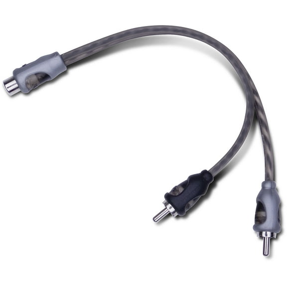 Rockford Fosgate RFIY-1F Twisted Pair Y-Adapter 1 Female To 2 Male
