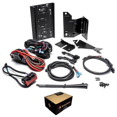 Rockford Fosgate RFK-HD9813 complete amp install kit for select '98-'13 Harley Davidson motorcycles