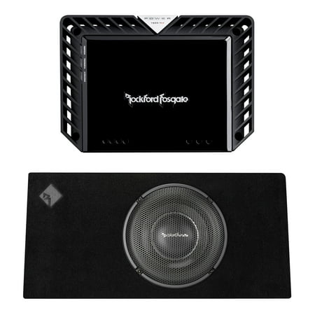 Rockford Fosgate - T1S-1X10 Power Series 10" Sub in a Sealed Enclosure with T500-1BDCP Amplifier