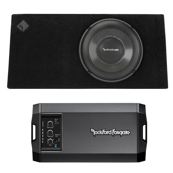 Rockford Fosgate - T1S-1X12 Power Series Single 12" Sub in a Sealed Enclosure with T750X1BD Mono Amplifier