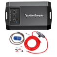 thumbnail image 1 of Rockford Fosgate T400X2AD 2Channel 400W Class AD Compact Amplifier + Install Kit, 1 of 7
