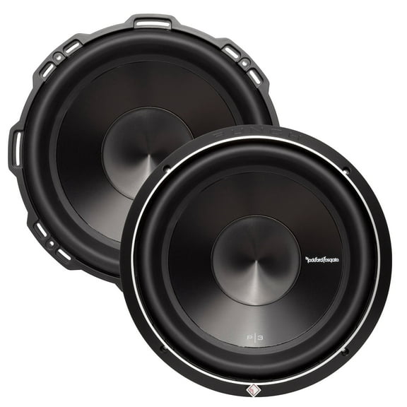 Rockford Fosgate - Two P3D2-12 12" Dual 2 Ohm Punch Subwoofers