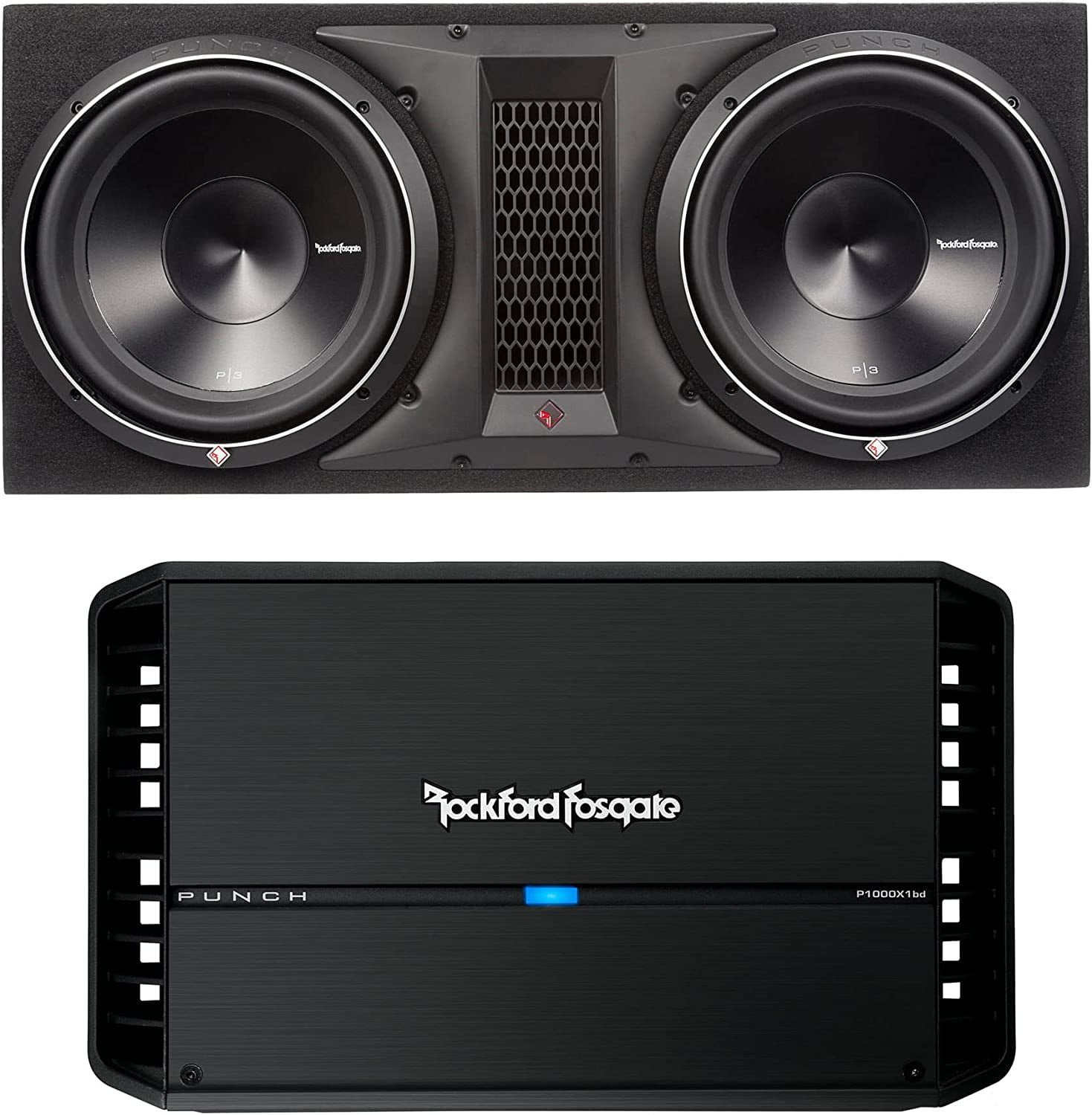 Rockford Fosgate Two Punch P3 12" Subwoofers in a Ported Enclosure with