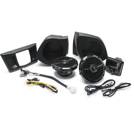 Rockford Fosgate YXZ-STAGE3 400 Watt Amplified Stereo, Front Speaker and Subwoofer Kit for select YXZ Models