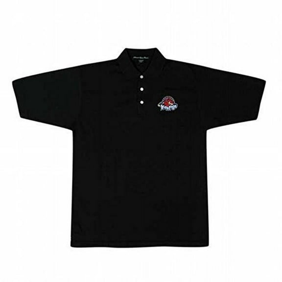 Rockford IceHogs - Logo Black Polo T-Shirt - Large
